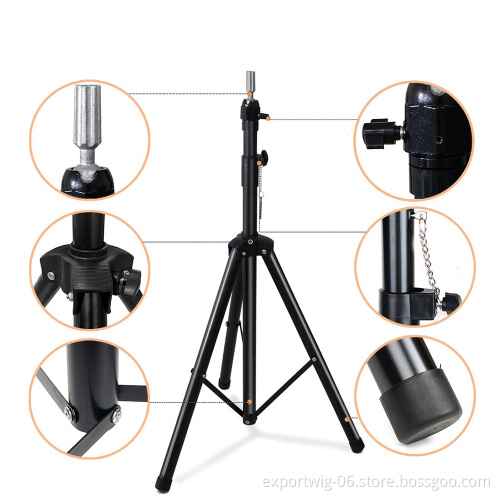 Wig Stand Adjustable Canvas Block Head Tripod With Multifunc Tray Mannequin Head Tripod For Wig Training Doll Head Stand Tripod